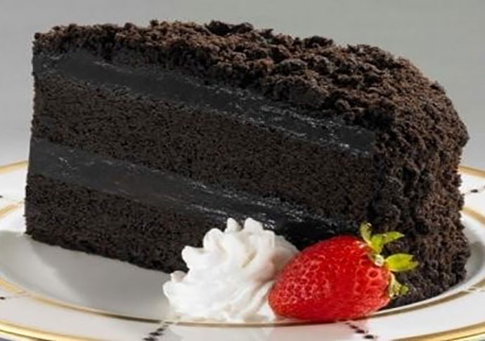 Black and Chocolate Cake